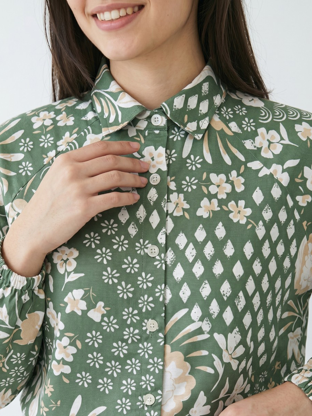 Full Sleeve Smart Fit Korean Style Shirt for Women - Image 4