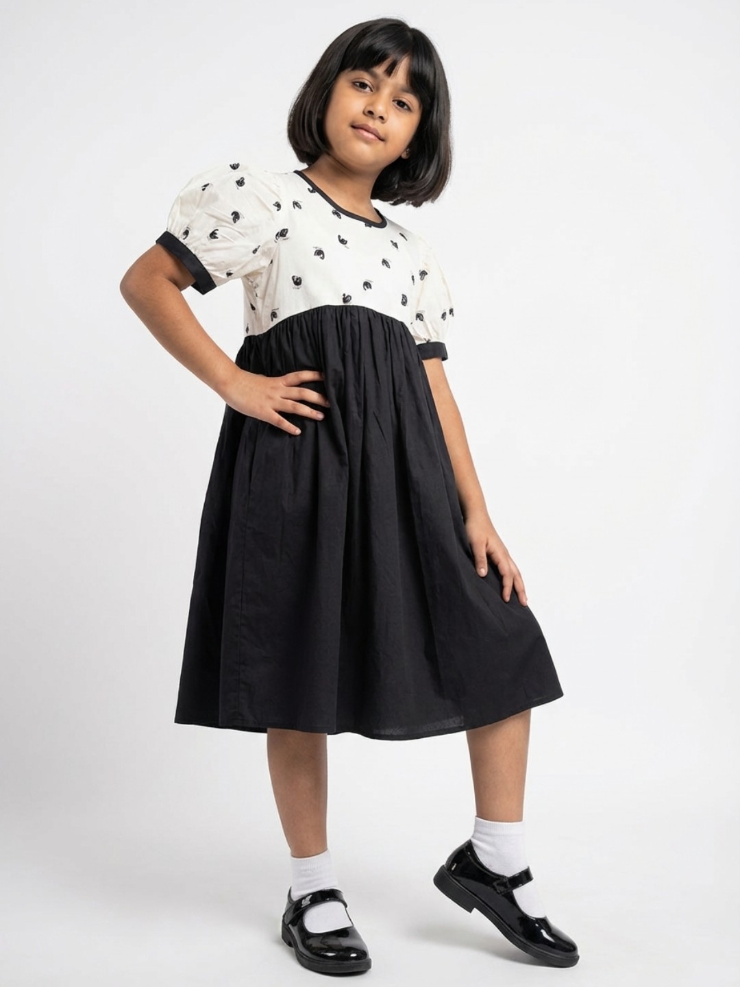 Girls Cotton Dress - Image 3