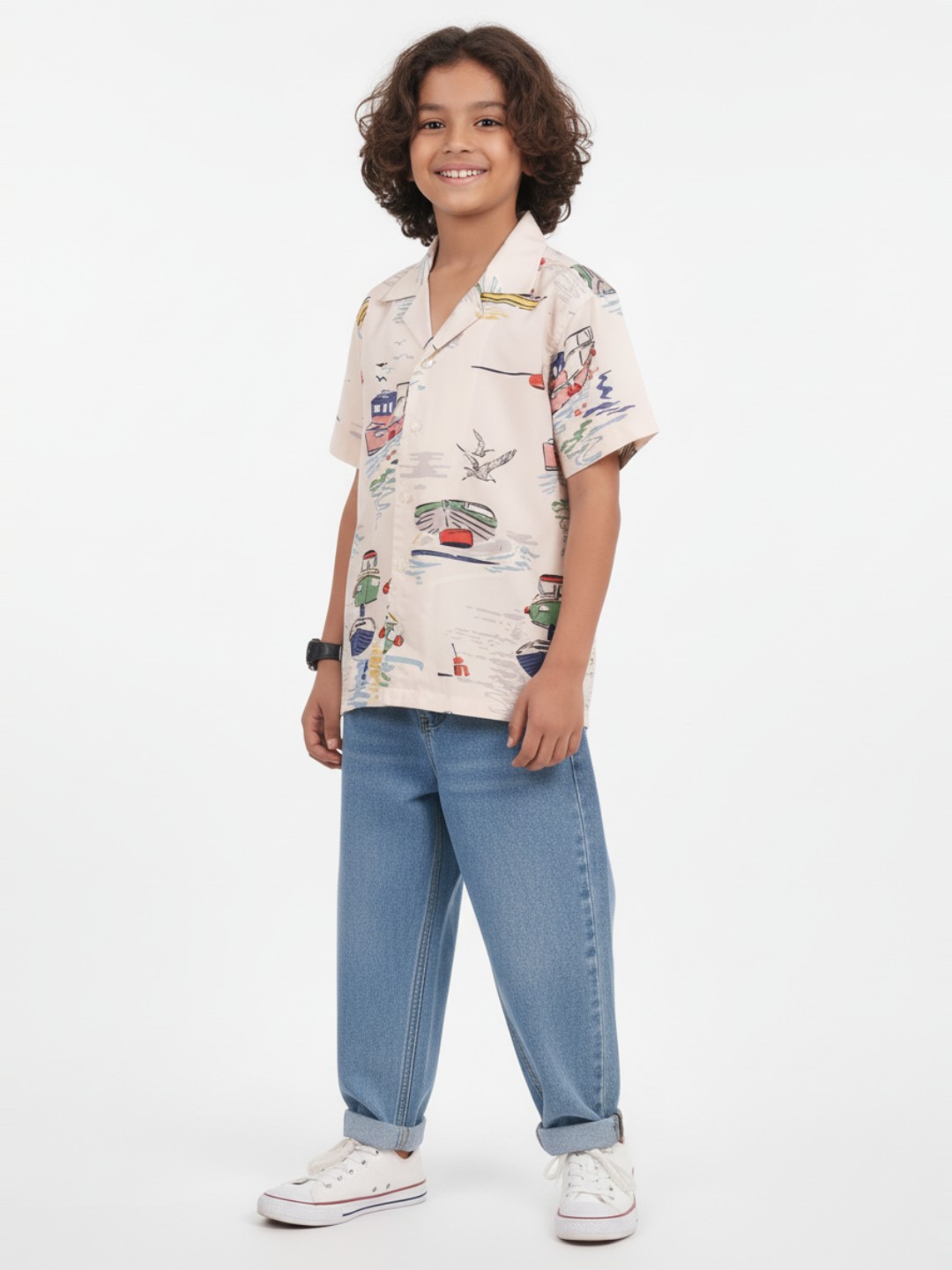 Boys Printed Shirt - Image 3