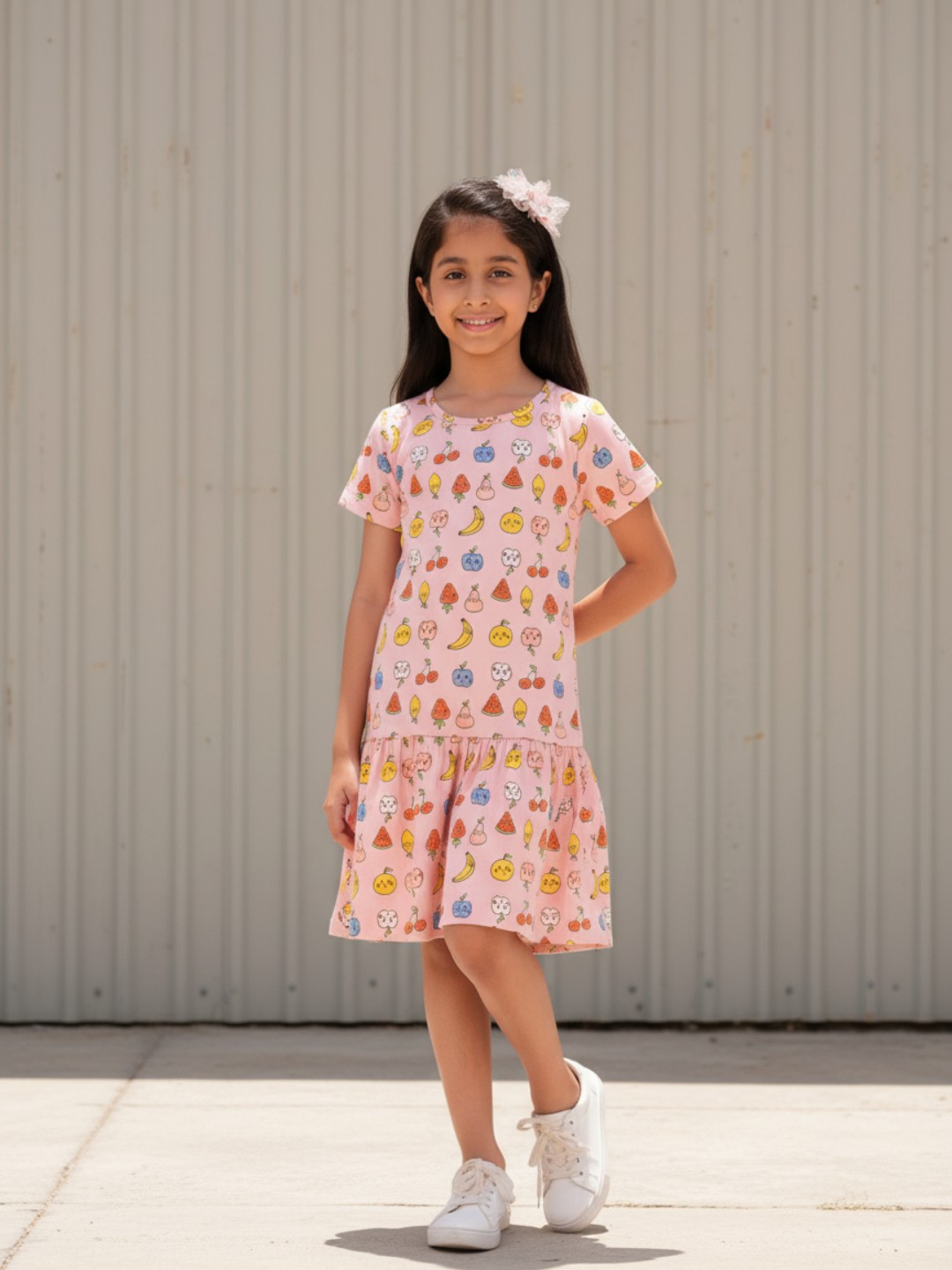 Printed Cotton Dress - Image 5