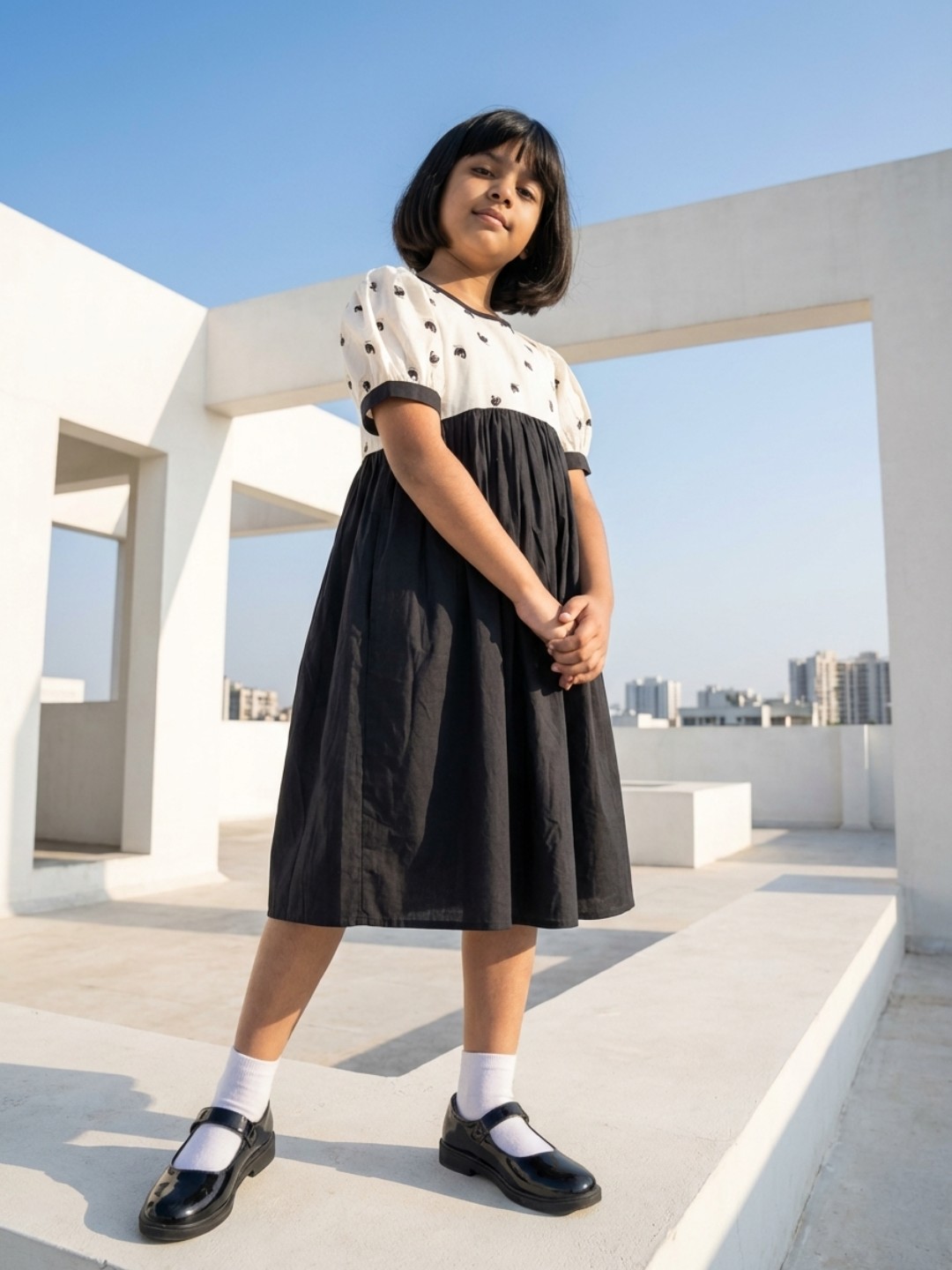 Girls Cotton Dress - Image 5